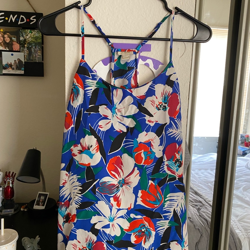J-Crew Floral Tank Top